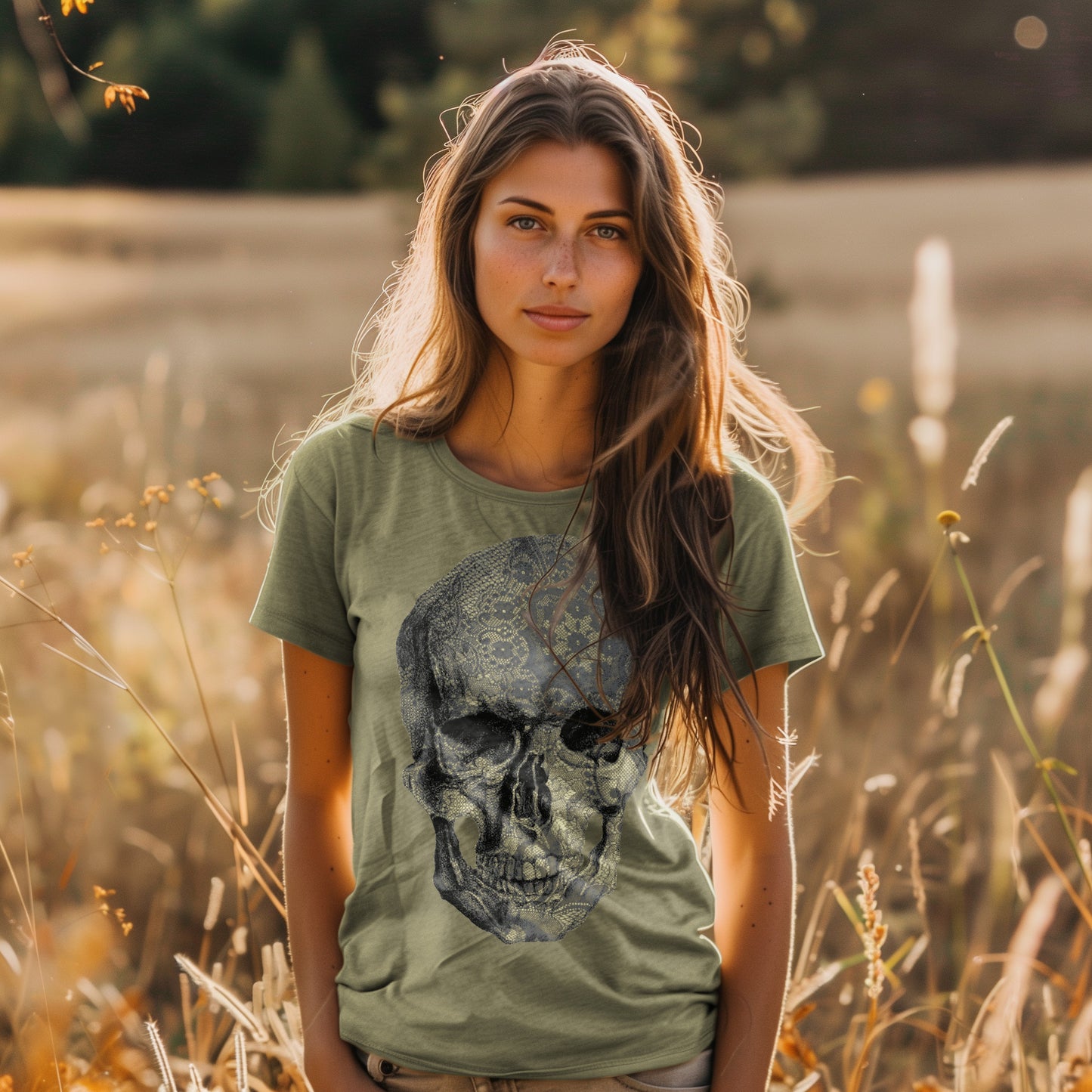Lace Skull