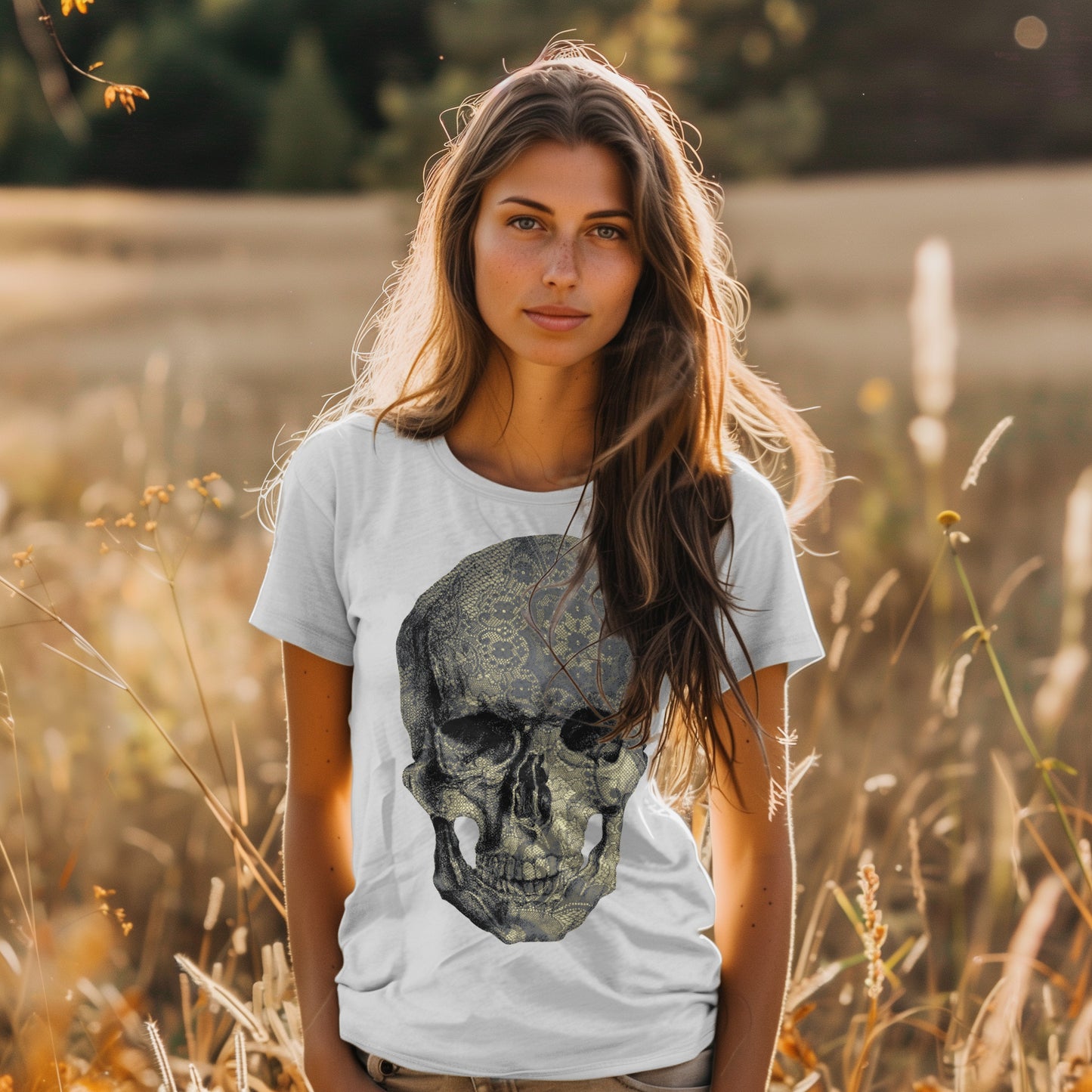 Lace Skull