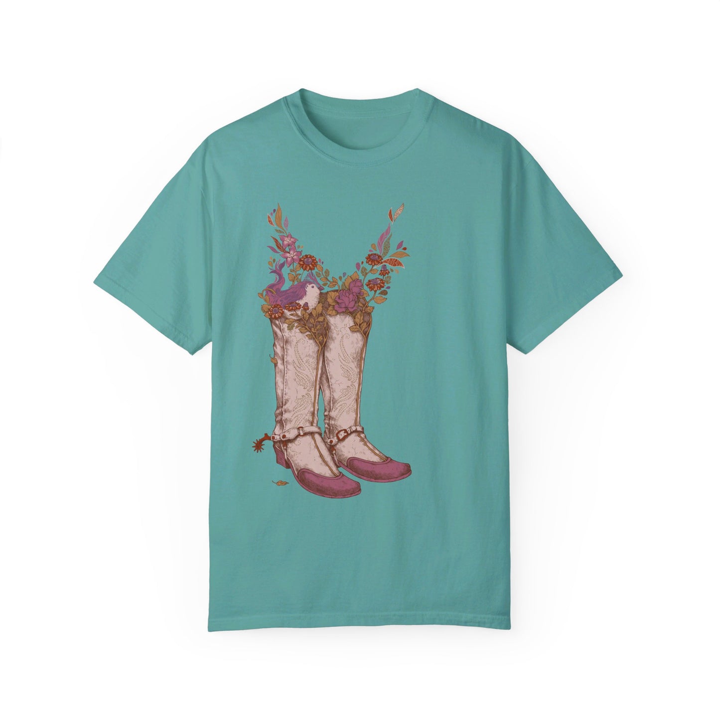 Floral Boots