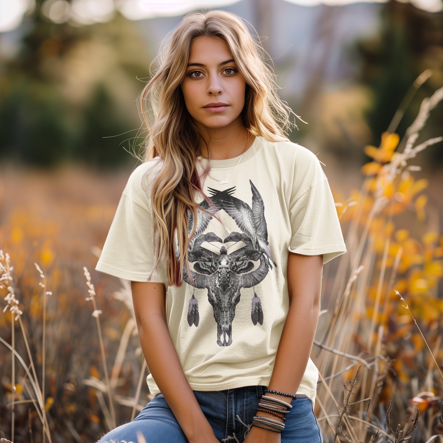 Carved Bull Skull